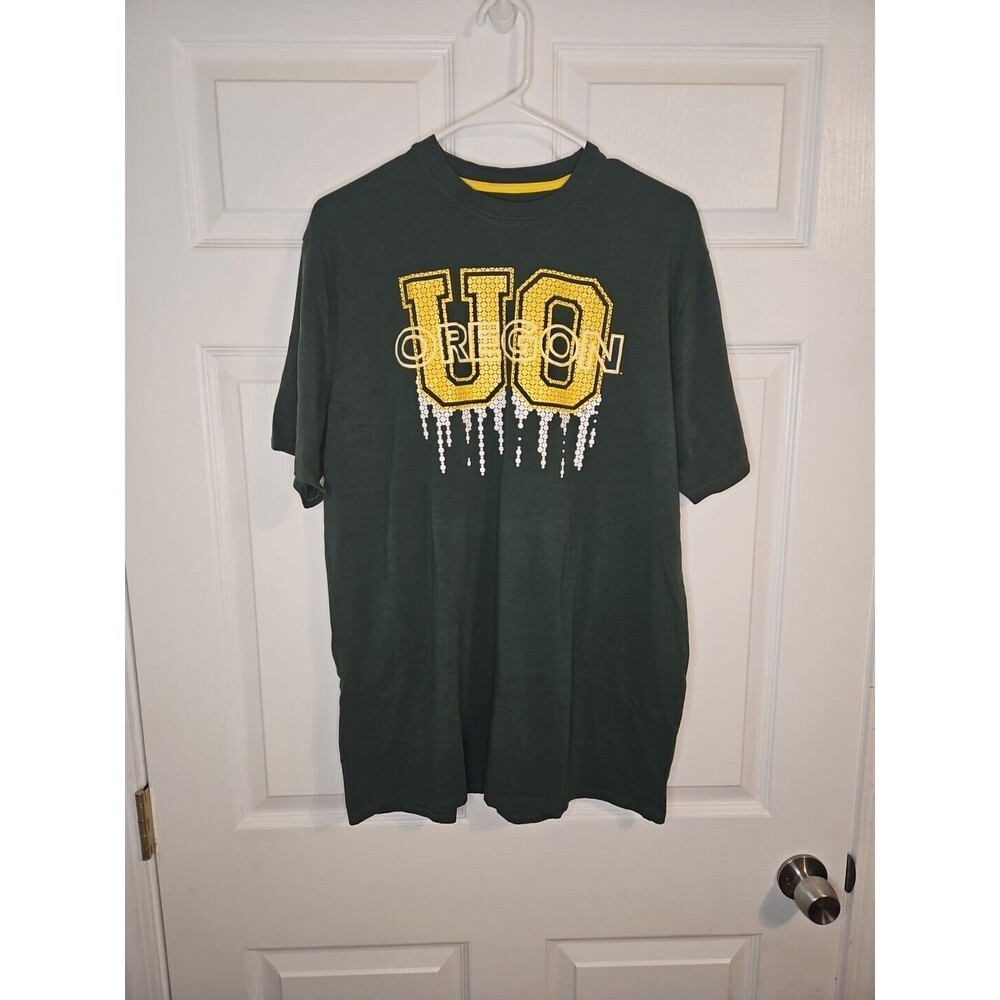 Vintage University of Oregon Ducks Mens Size XL T Shirt Center Drip Y2K ProEdge